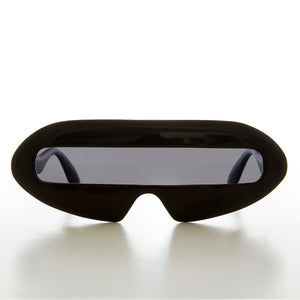Futuristic Cyclops Robot Single Lens Sunglass