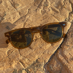 Amber Polarized Square Sunglass