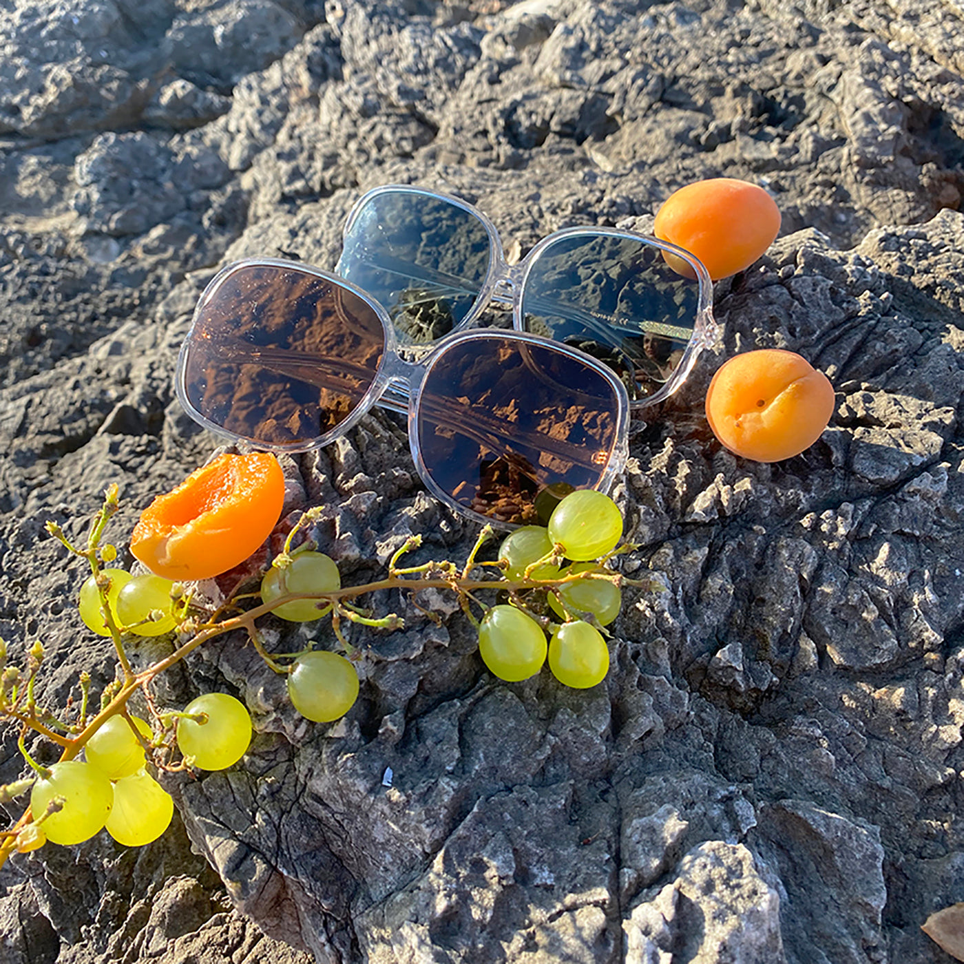 Oversized Square Sunglass with Polarized Lens