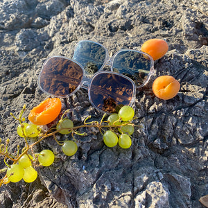 Oversized Square Sunglass with Polarized Lens