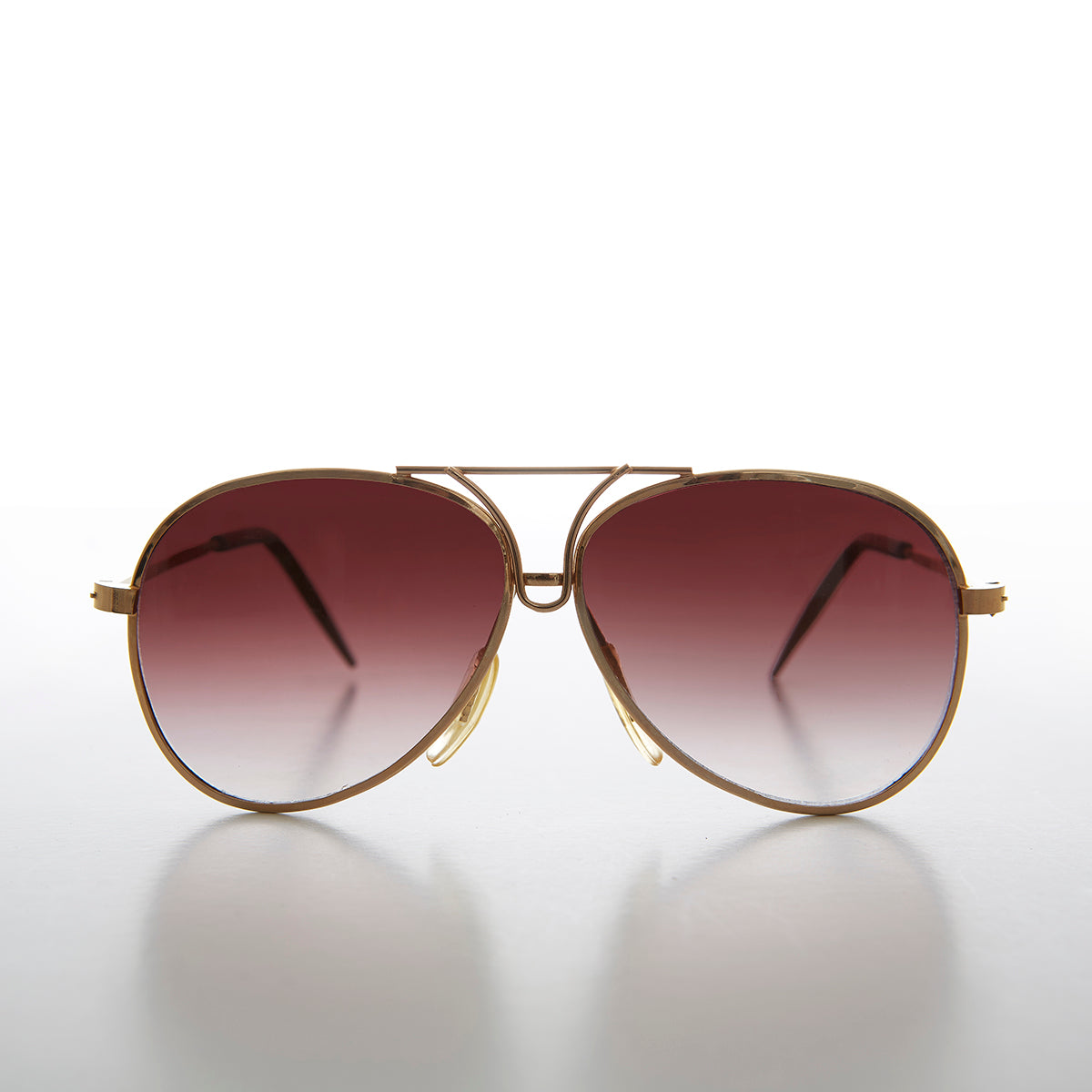 Kids Gold Rare Aviator Vintage Sunglass